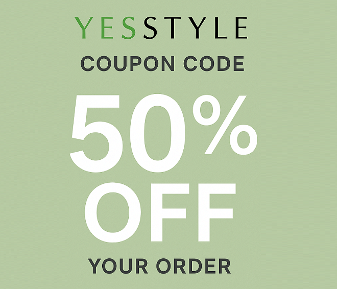YesStyle Coupon Code 50% off