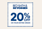 Bed Bath and Beyond Coupon 20% OFF