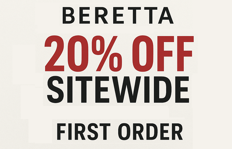 beretta 20% off sitewide