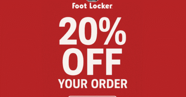 foot locker 20% off
