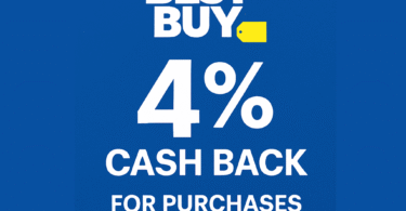 Best Buy 4% Cash Back for Purchases Sitewide