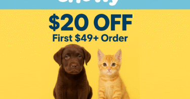 Chewy $20 off First $49+
