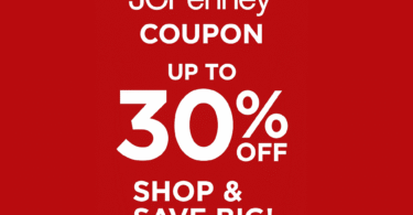 JCPenney Coupon Up to 30% off
