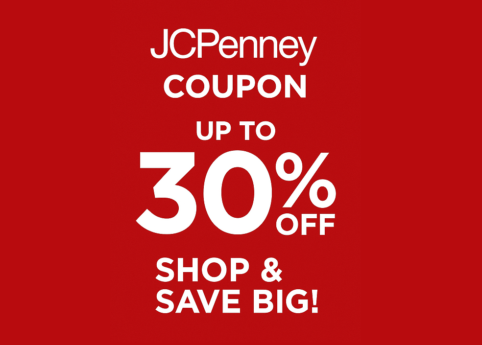 JCPenney Coupon Up to 30% off