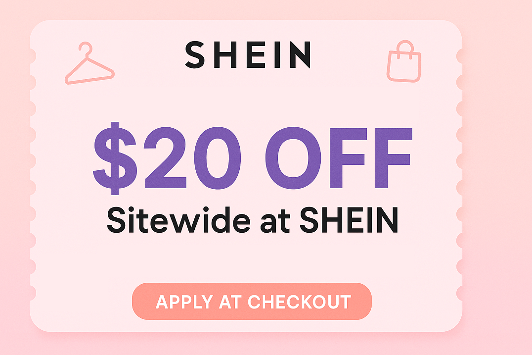 Shein Coupon Code $20 Off