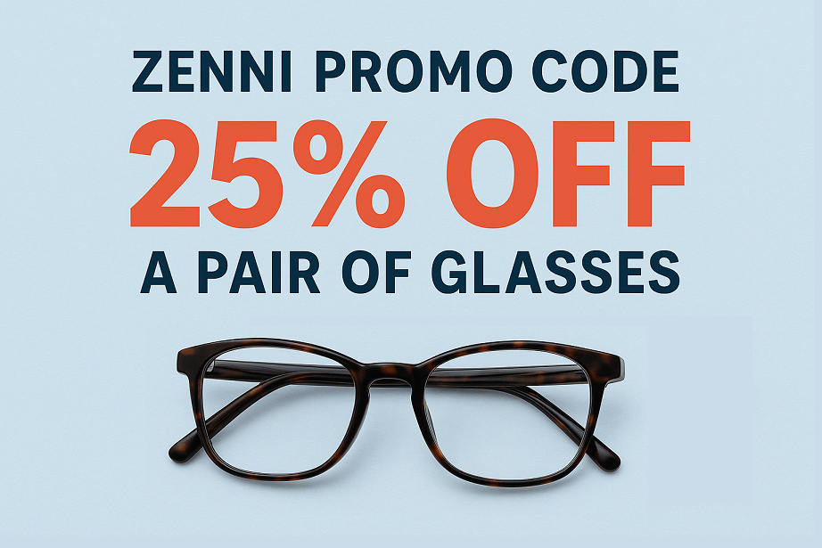 Zenni Promo Code 25% Off A Pair Of Glasses