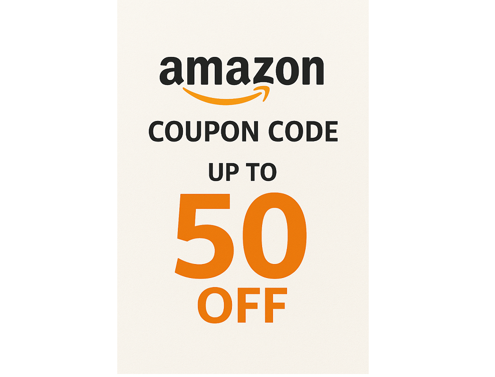amazon coupon code Up to $50 Off
