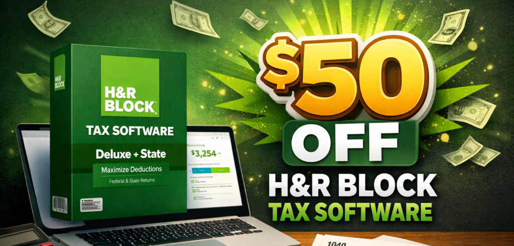 $50 Off H&R Block Tax Software
