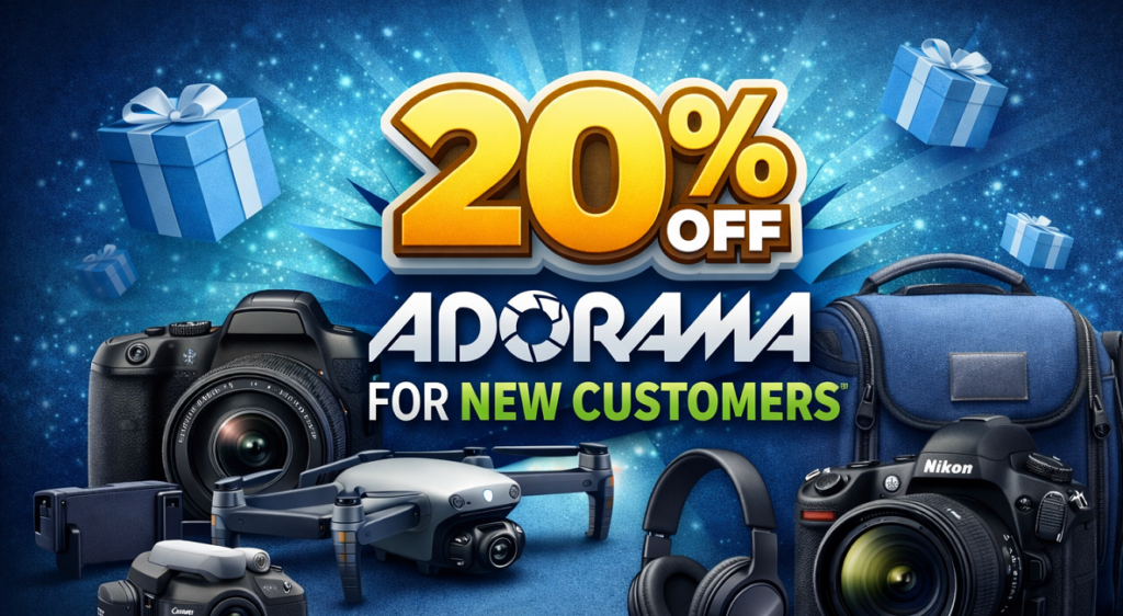 Adorama 20% Off For New Customers