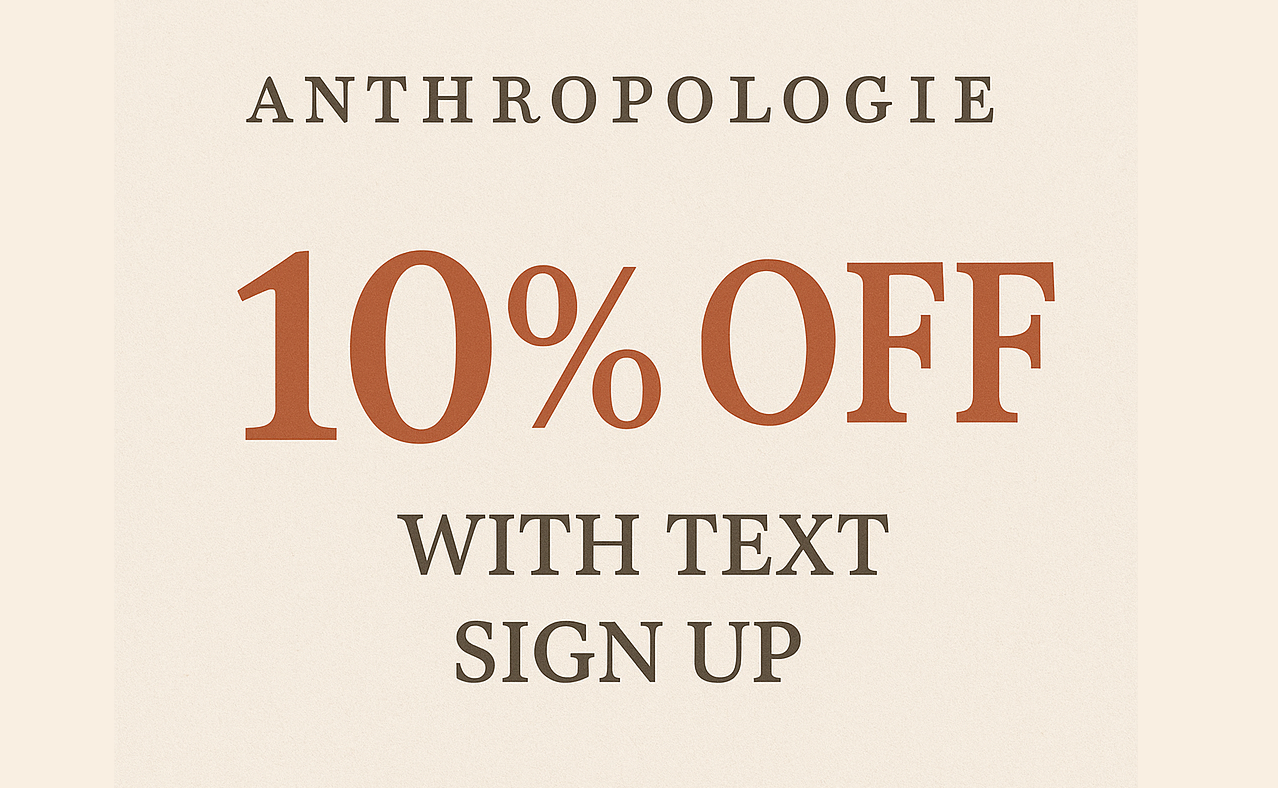 Anthropologie 10% Off