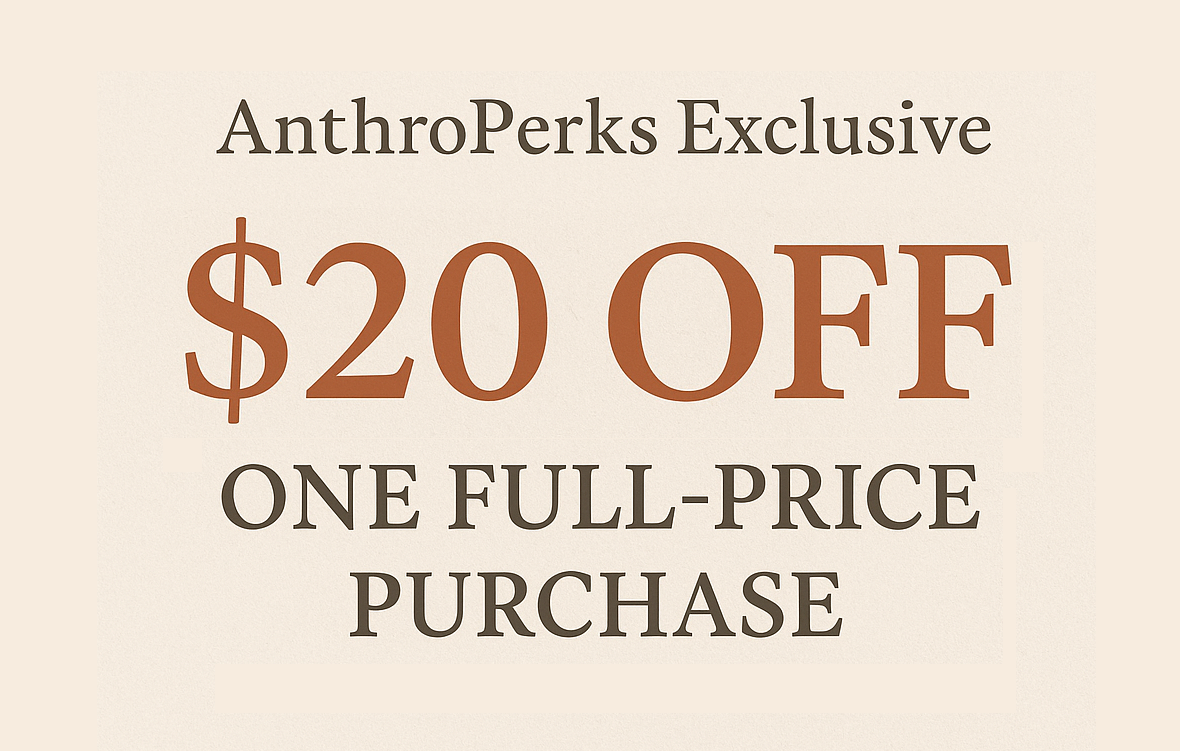 Anthropologie $20 Off