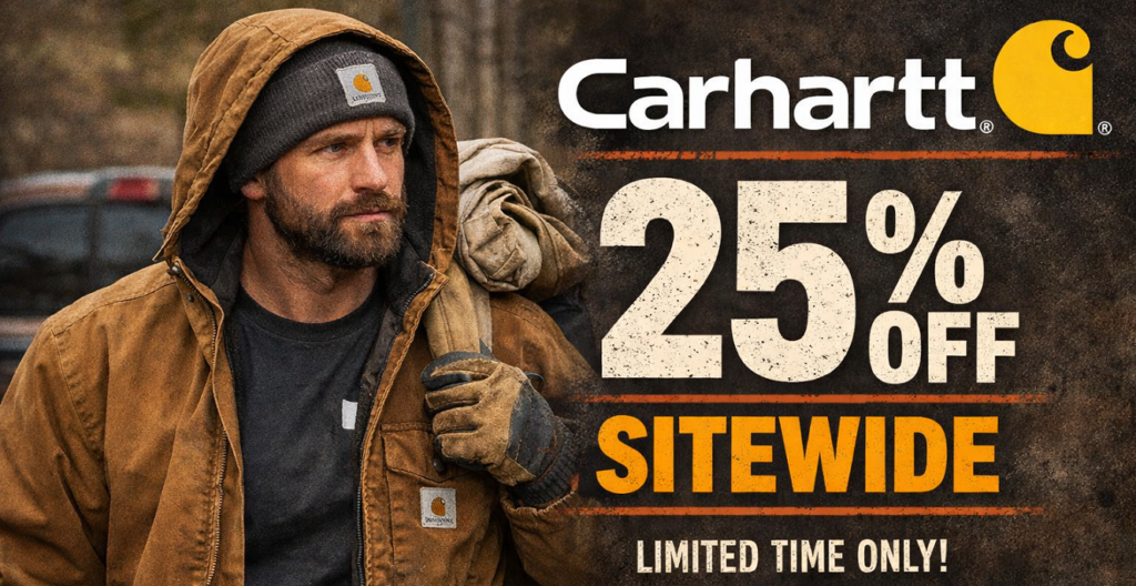 Carhartt Coupon Code 25% Off Sitewide