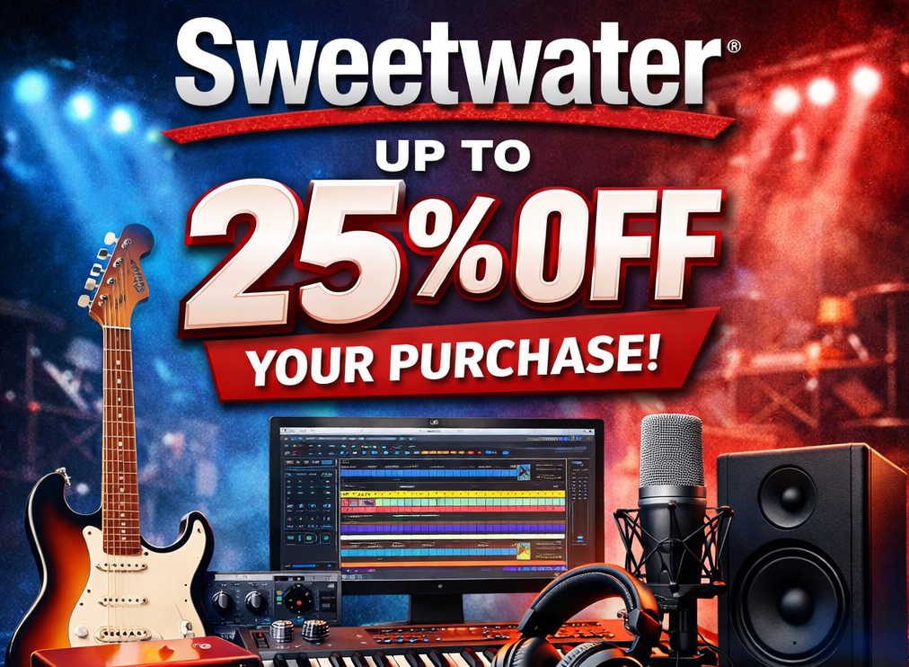 SweetWater Up to 25% Off Your Purchase