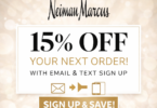 neiman marcus 15% off