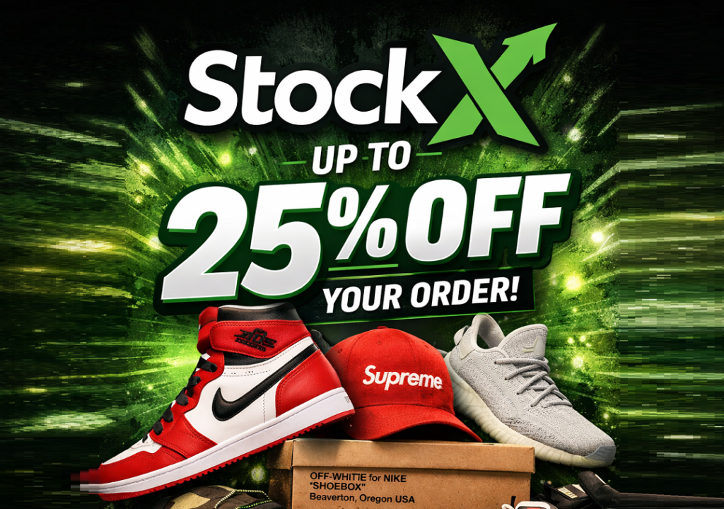 Stockx Up to 25% Off Your Order