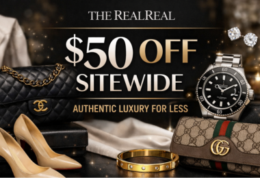 The RealReal $50 Off Sitewide