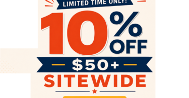 10% Off $50+