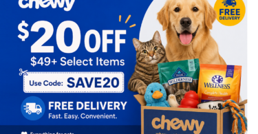 Chewy's $20 Off $49+