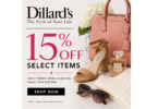 Dillards 15% Off