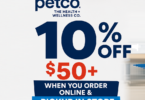 Petco 10% Off $50+