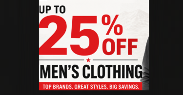 scheels 25% Off Men's Clothing