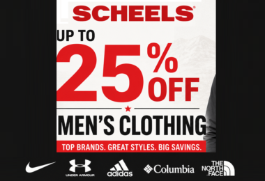 scheels 25% Off Men's Clothing
